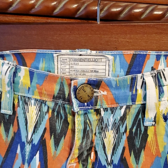 CURRENT ELLIOTT Stiletto Multi Arrow jeans 28 - Picture 4 of 6